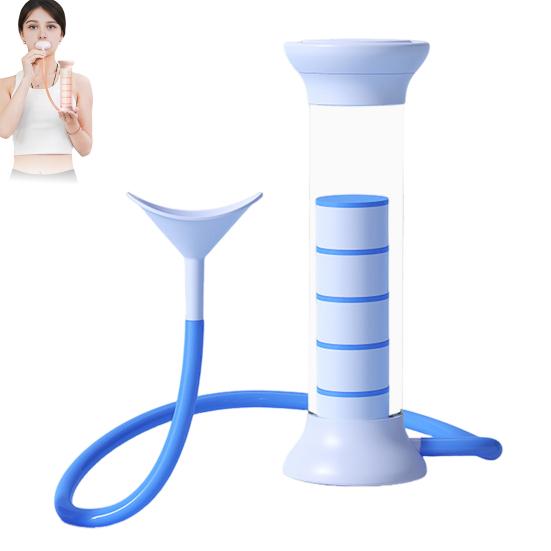 Breathing Exercise Device Abdominal Muscle Trainer Deep Breathing Dumbbell Men Women Adults Lung Capacity Training Device Core Exercise Equipment