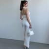 2025 Summer, Europe, America, Waist, Thin, Loose and Comfortable Commuting U-neck Sleeveless Vest, Pants Two-piece Set
