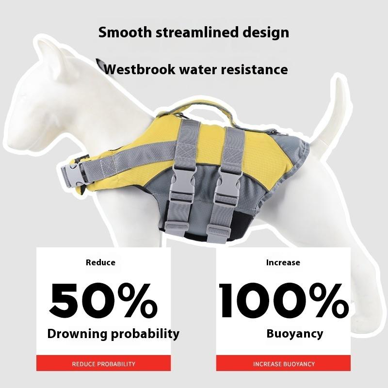 Dog Life Jacket Summer Safety Clothes Dog Life Vest Swimming Clothes Swimwear Pet Coat Jacket