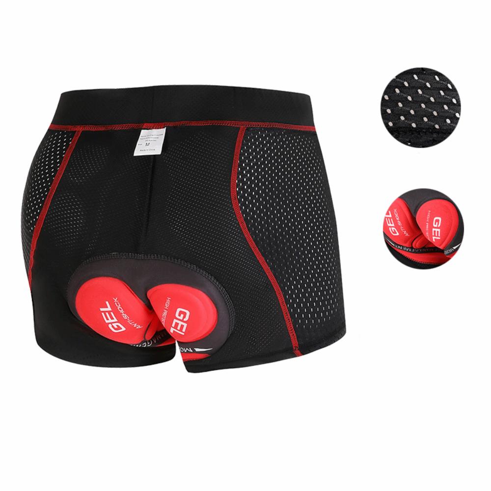 3D Padded Riding Underpants Polyester, Silicone Cycling Shorts Bike Shorts Mountain Bike Riding