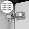 2/4/8/10pcs Cabinet Hinges 90 Degrees Without Drilling Cabinet Door Hinges With Screws For Bathroom Wardrobes