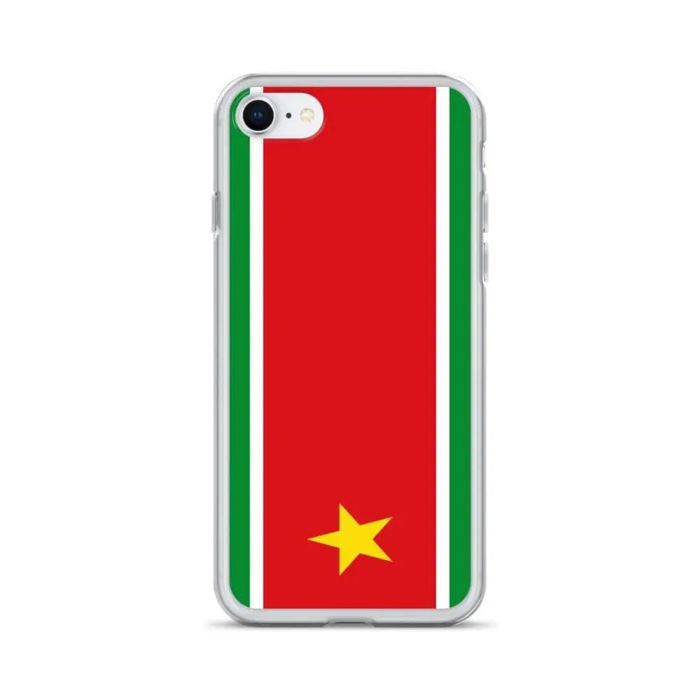 Coque iPhone - Guadeloupe - SE 2020 - Souple - Multicolore - Verticale