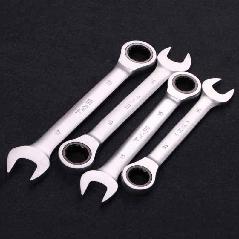 Wrench 8mm32mm Repairment Ratchet Open Fixed Head Ratchet Tool Spanner