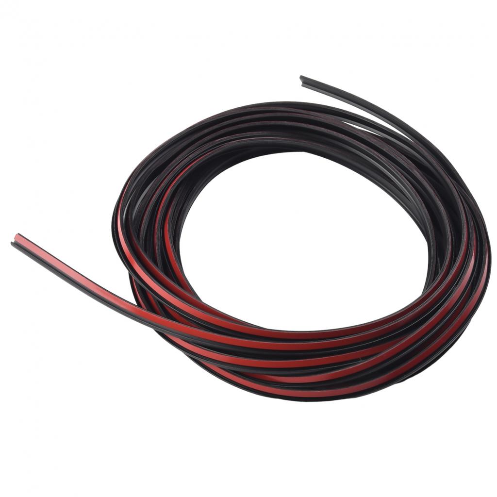 Bumper Sealing Strip Lip Side Skirt EPDM Vehicle Front Rear Bumper Rubber