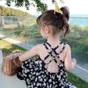 Summer 2025 Floral Sling Dress for Girls - Stylish Princess Dress