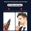 Electric Nose Hair Cleaning Trimmer Portable Nose Ears Hair Eyebrow Trimmer For Travel Men Rechargeable Painless Clipper Gift
