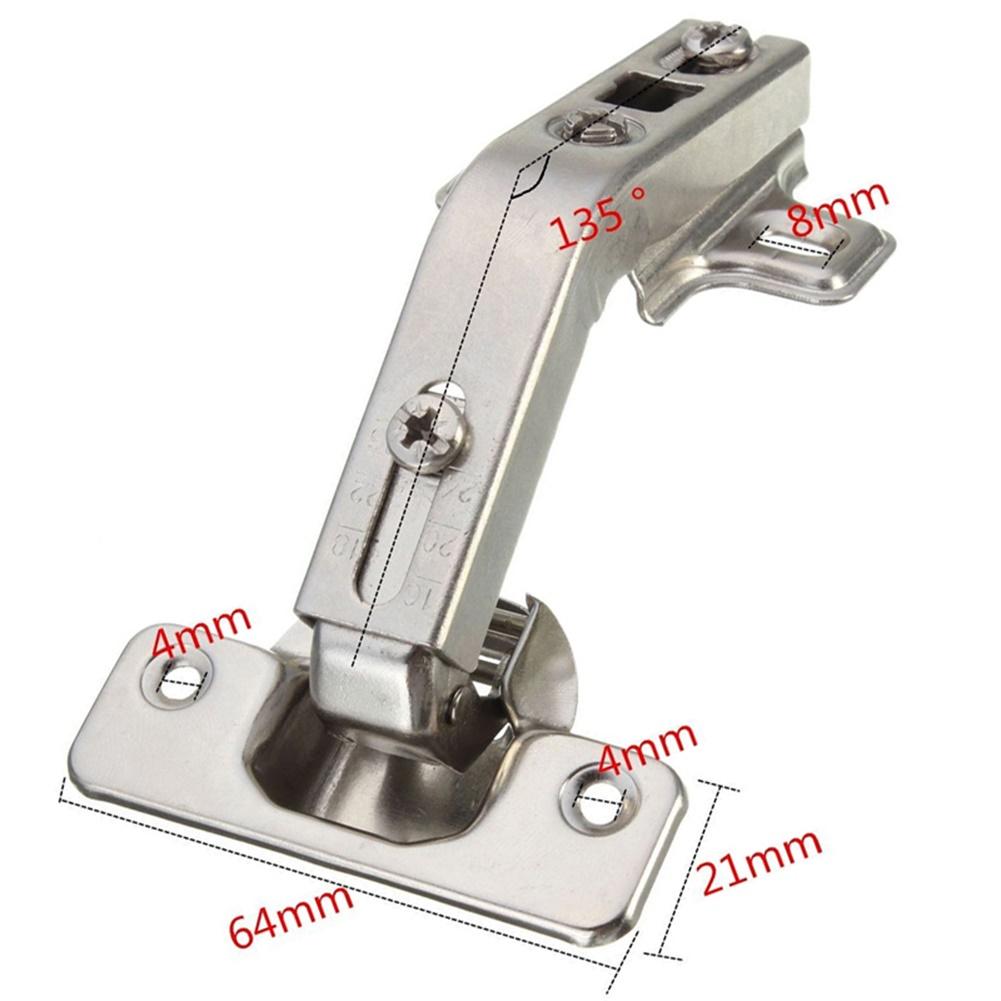 Corner Cabinet Door Hinges Kitchen Cupboard 135 Degree With Screws Furniture Soft Close Damper Buffer Hinges Door Hardware