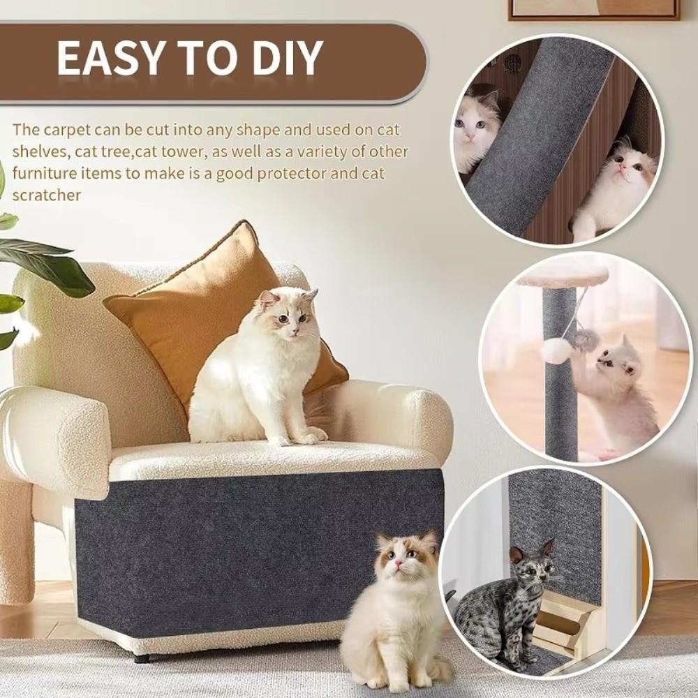 Recyclable Cat Scratching Mat Board Self-adhesive Cat Scratching Board  Furniture Protection