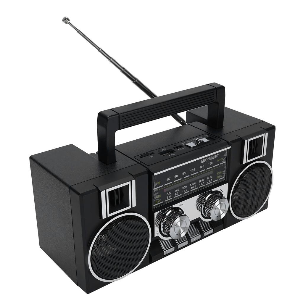 Portable FM AM SW Radio Full Band Clear Sound Quality Radio with RGB   Speaker for Garden   Bathroom