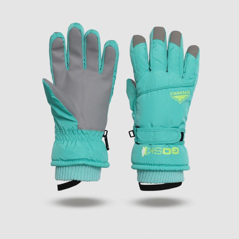 Windproof Snowboard Gloves Keep Warm Full Finger Mittens Simple Cycling Mittens  Man