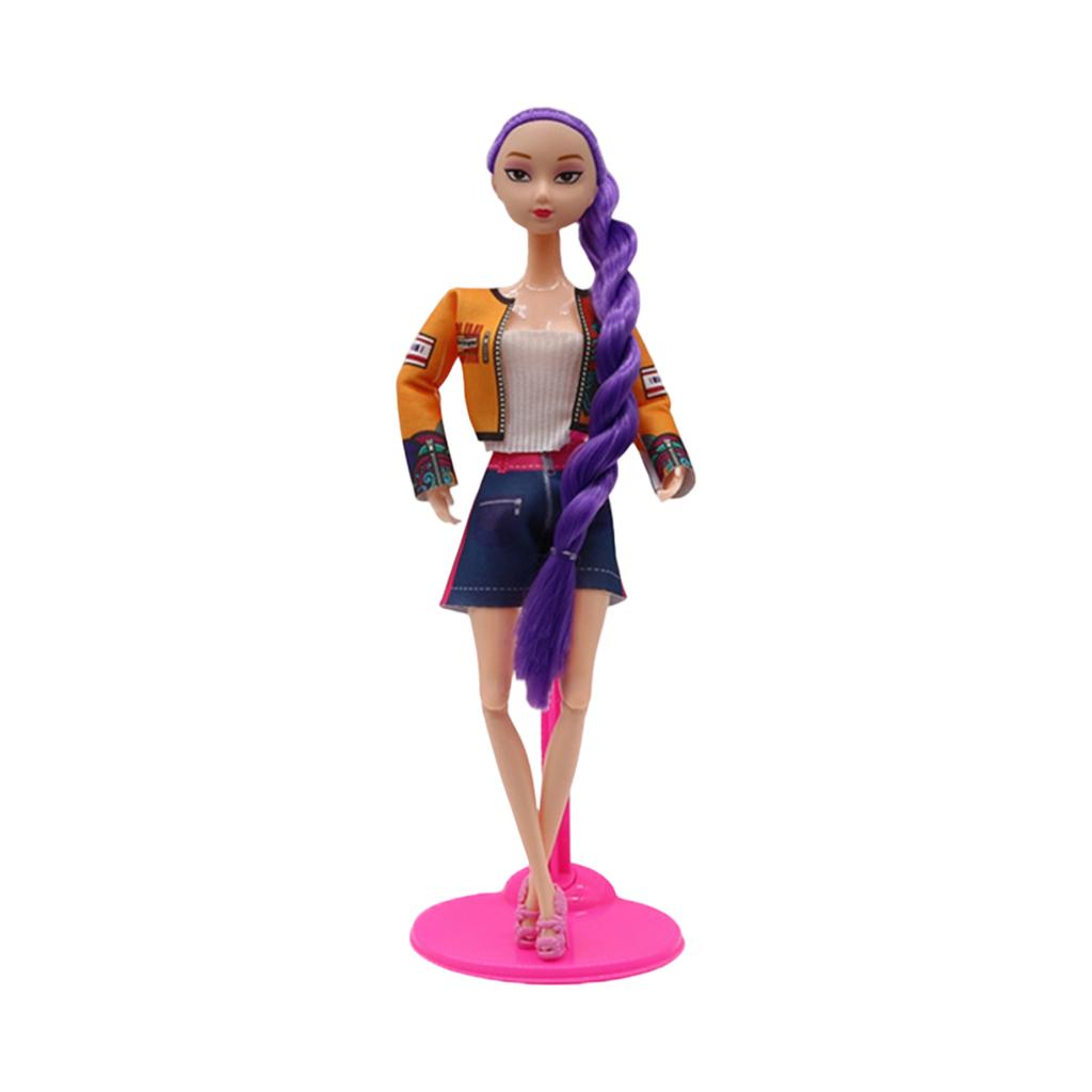 Fashionable Plastic Doll Figures Collection With Unique Stylish Outfits And Colorful Hairstyles Perfect Gift For Kids To And Creat