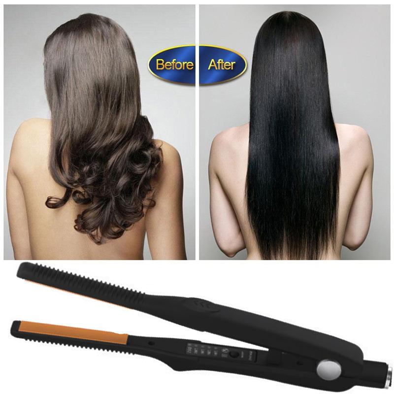 Professional 2 In 1 Hair Straightener And Curler Flat Iron Fast Heating Household Hair Styling Tools