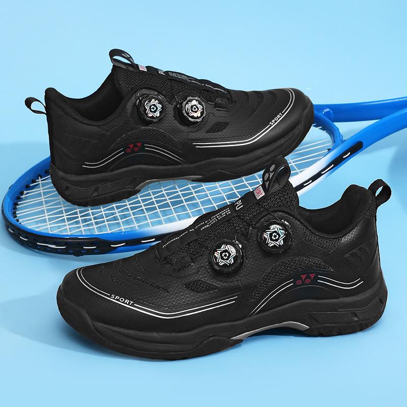 2025 new badminton shoes men's and women's non-slip on the ground professional competition training special couple volleyball sports shoes