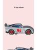 Cars 95 McQueen Gen 1 Racing Dino Two-Tone Grey Alloy Toy Car Model