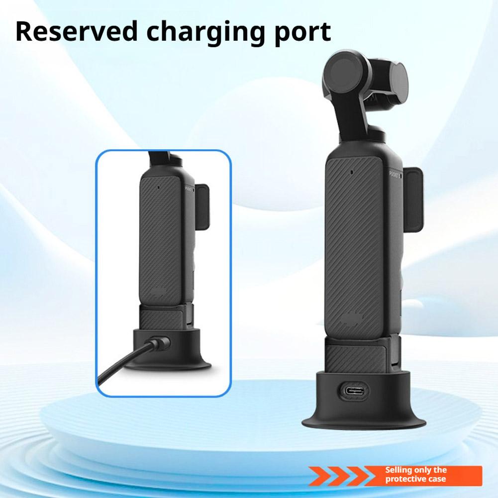 For DJI OSMO Pocket 4 Silicone Base Anti Slip Fixed Camera Expansion Bracket Base Photography Accessories