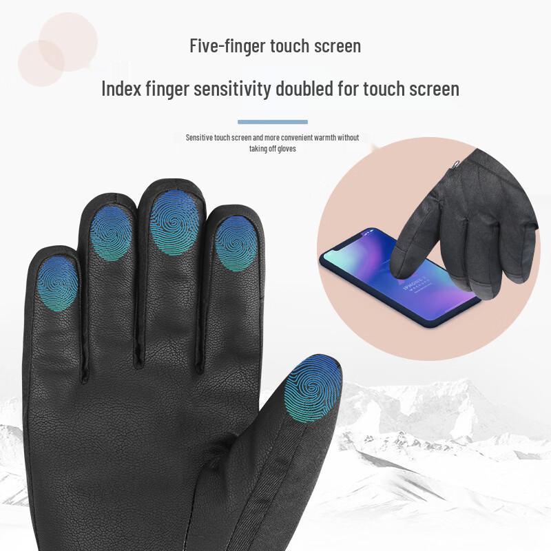 Mu Qingqing Touchscreen Winter Ski Gloves