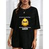 Cute Chick Graphic T-Shirt White Angry Bird Cartoon With Text Augen Casual Wear For Women Summer Outfit Streetwear Fashion Top