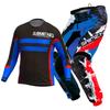 Set echipament motocross pentru copii Kituri Tricou Pantaloni Tineret copil verde Motocicletă negru 3 4 5 6 7 8 9 10 ani Costum off-road albastru portocaliu Enduro cross băiat fată