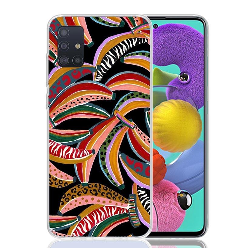 African Style Fabric Pattern Phone Case For Samsung Galaxy A52 A32 A22 A12 A02S A50S A30S A51 A31 AA71 Note 20 Ultra 10 S10 Plus