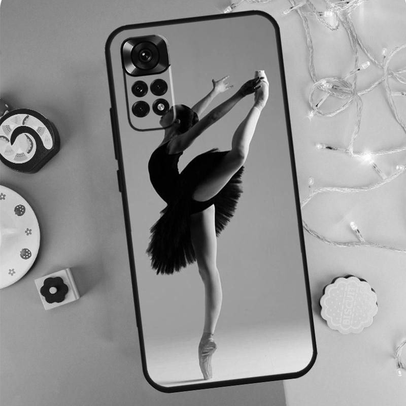 Ballerina Ballet Dance Girl Case For Xiaomi Redmi Note 14 Pro 9 10 11 12 13 9S 10S 11S 12S Redmi 14C 10C 12C 13C Cover