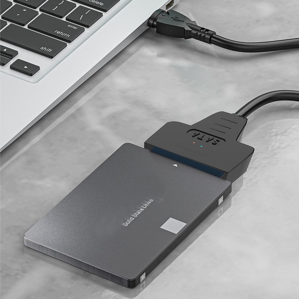 LED-Anzeige 2,5 Zoll USB3.0/2.0 Festplatten-Treiber USB auf SATA Adapterkabel Festplattenadapter