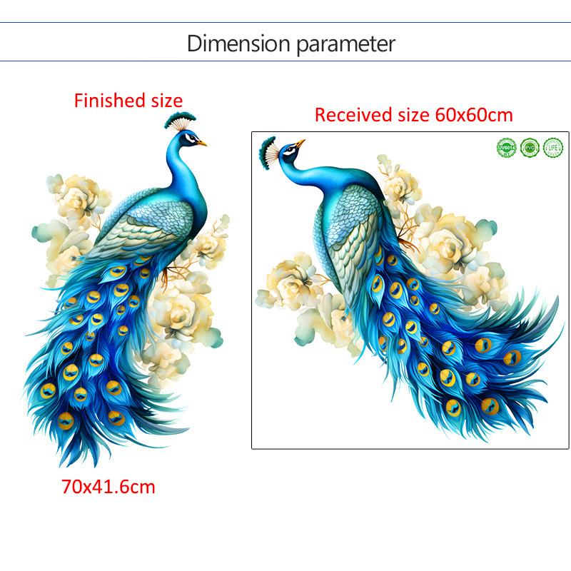 

3D Самоклеящаяся Радужная Лазерная Наклейка на Стену с Павлином для Спальни, Гостиной, Кабинета, Двери, Окна, Стеклянной Декорации, Домашний Декор as pic