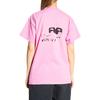 Balenciaga T-Shirt Damen Rosa Lockerer Schnitt 612965TNVN41401