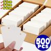 500pcs Blank Printable Hang Tags DIY Display Cards for Painting Graffiti Creative Clothing Gifts Marking Small Business Supplies
