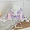 Lolita Plush Bunny Bag With Bow For Daily Use And Collectors Style
