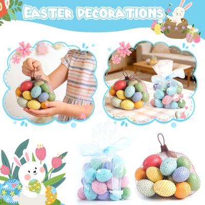 Count Multicolor Fillable Plastic Easter Eggs, Plastic,Solid Color Easter Eggs Stuffer DIY Craft Decor Party Favors Kids Toy