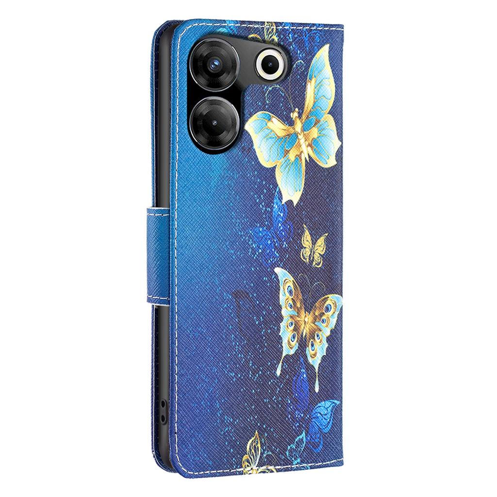 For TECNO Camon 20 Pro 5G Flip Phone Case Pattern PU Leather Wallet Cover