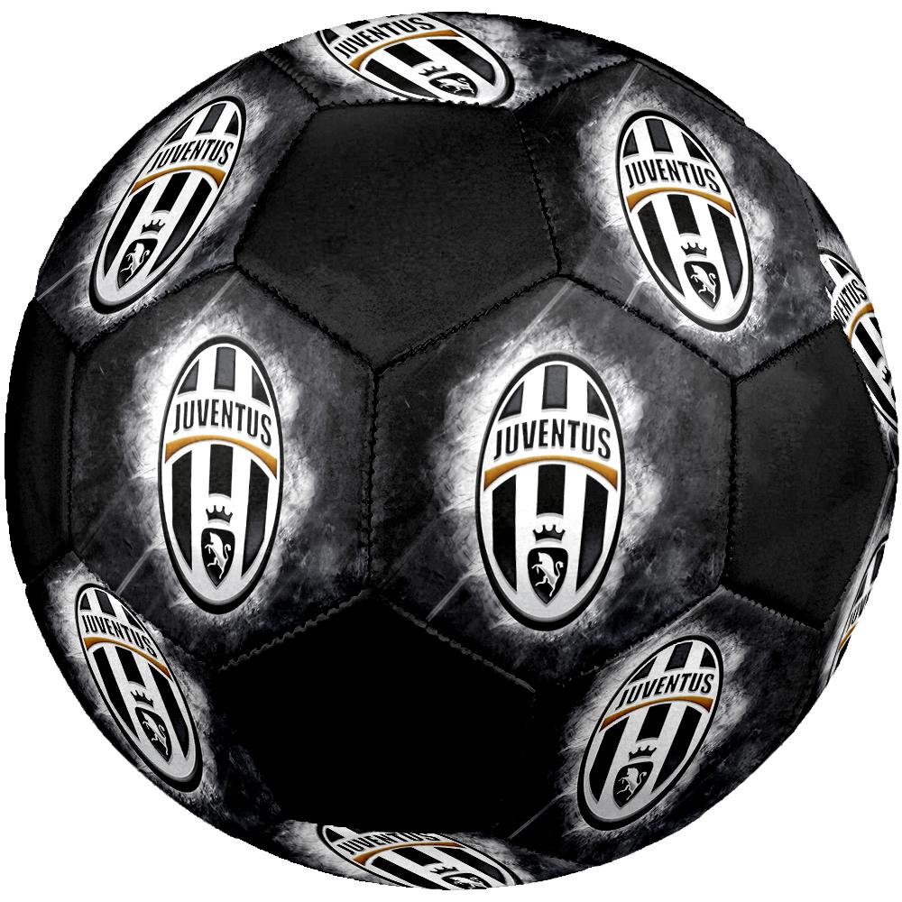 Pallone da Calcio Juventus FC, colorato, adatto a tutte le età, cucito a macchina, materiale PVC, qualità da competizione, resistente e ad alto rimbalzo