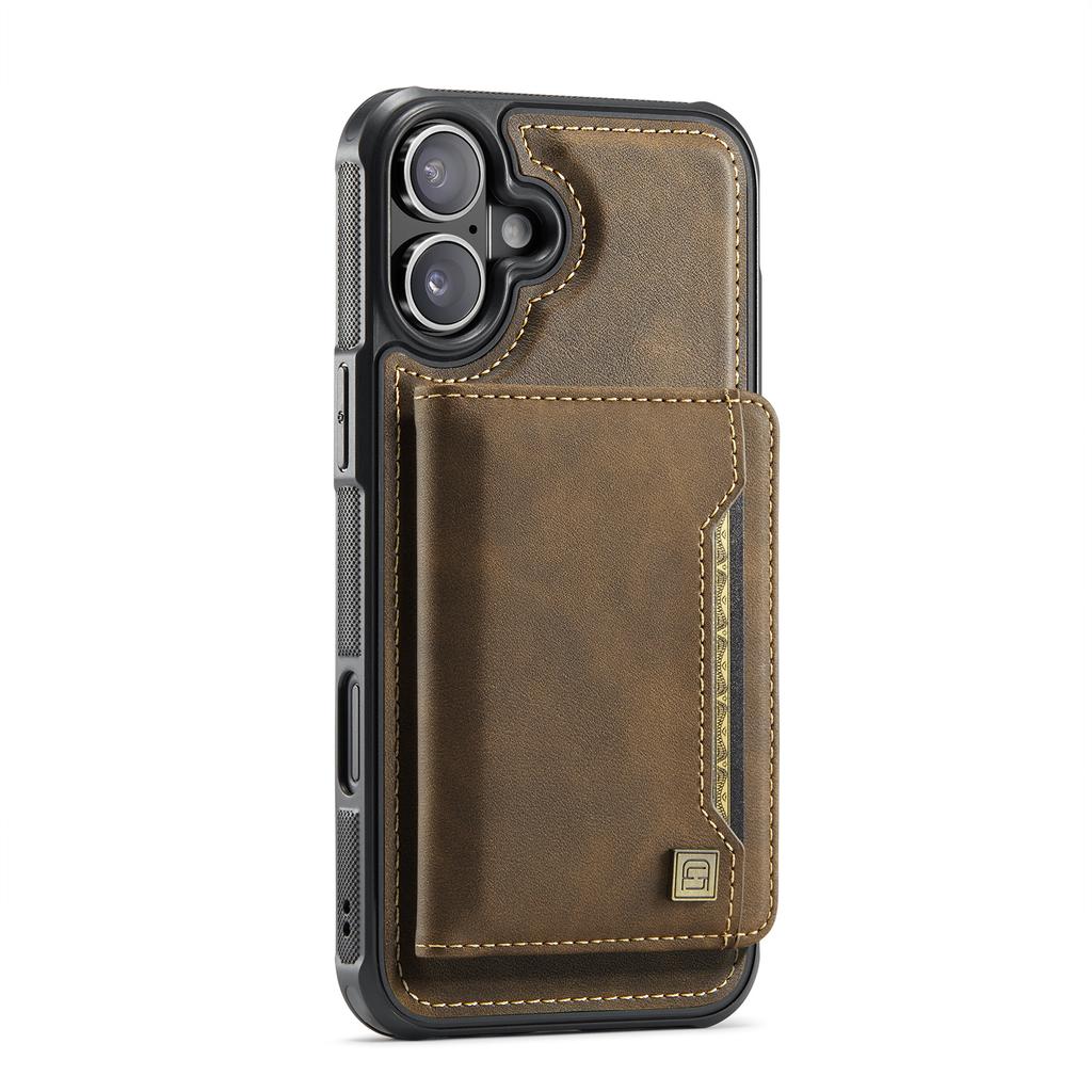 2 In 1 Detachable Magnetic Cards Solt Wallet Leather Case For iPhone 16 Pro Max 15 Plus 14 13 12 For Magsafe Removable Bag Cover