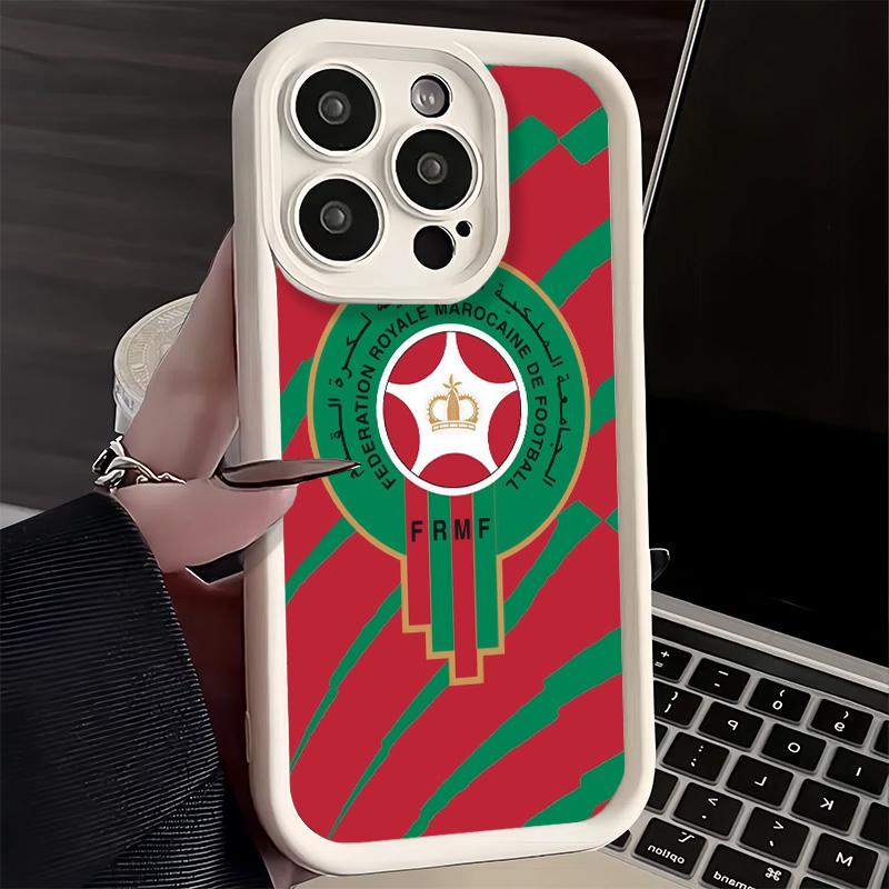 

Phone Case for iPhone 17 Air 16E 15 16 Pro Max Morocco Flag Cover 14 Plus 13 12 Mini Soft Shell Silicone Fundas iPhone 16 Pro