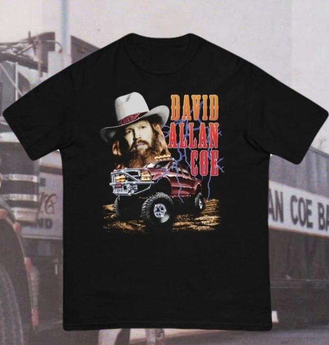 Музыкальная графическая унисекс футболка David Allan Coe S-5XL Q4714 3XL