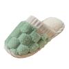 Plush Suede Top Unisex Home Cotton Slippers Fashionable And Casual Silent Soft Soled Slippers Womens Ballerina Slippers