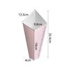 Triangle Flower Wrapping Paper Box Bouquet Packaging Material Bag Hug Bucket Arrangement Graduation Wedding Party Decor Supplies