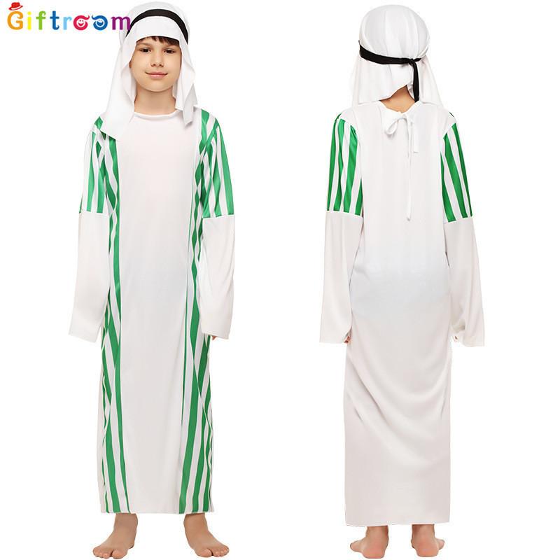 Dazzling Aladdin Prince Costume For Children Comfortable Polyester Fabric For Occasions All