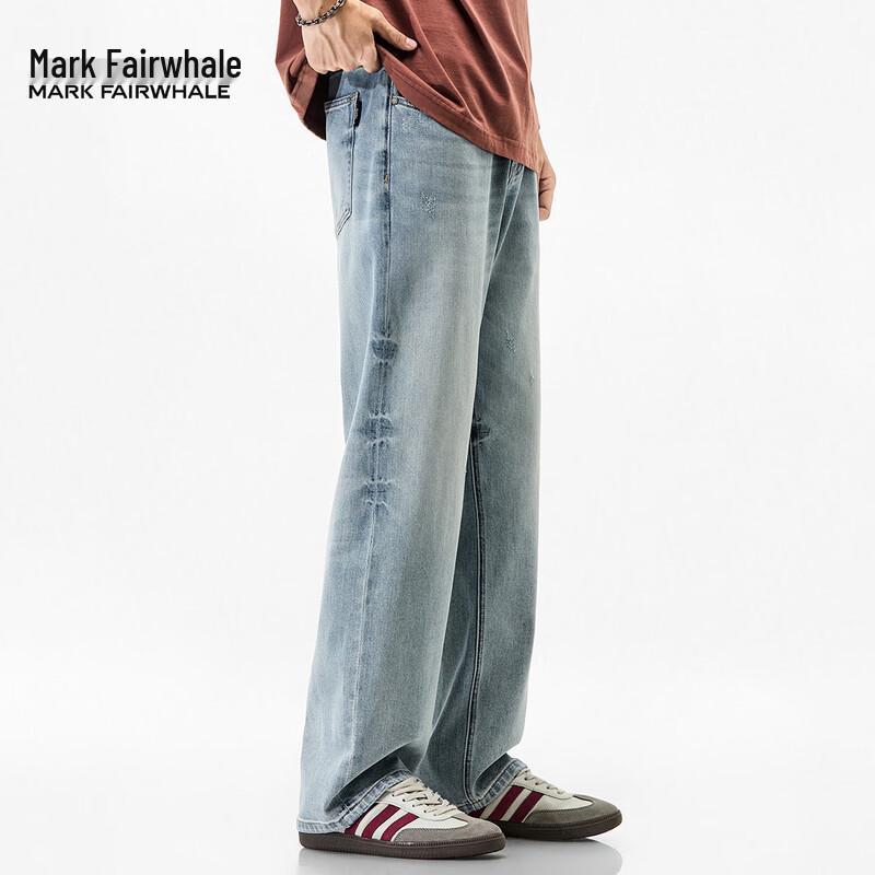 Mark Fairwhale Men's Loose Straight Leg Jeans
