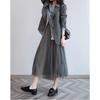 2025 Women's Casual Wool Double Pocket Silhouette Suit Jacket for Spring and Autumn