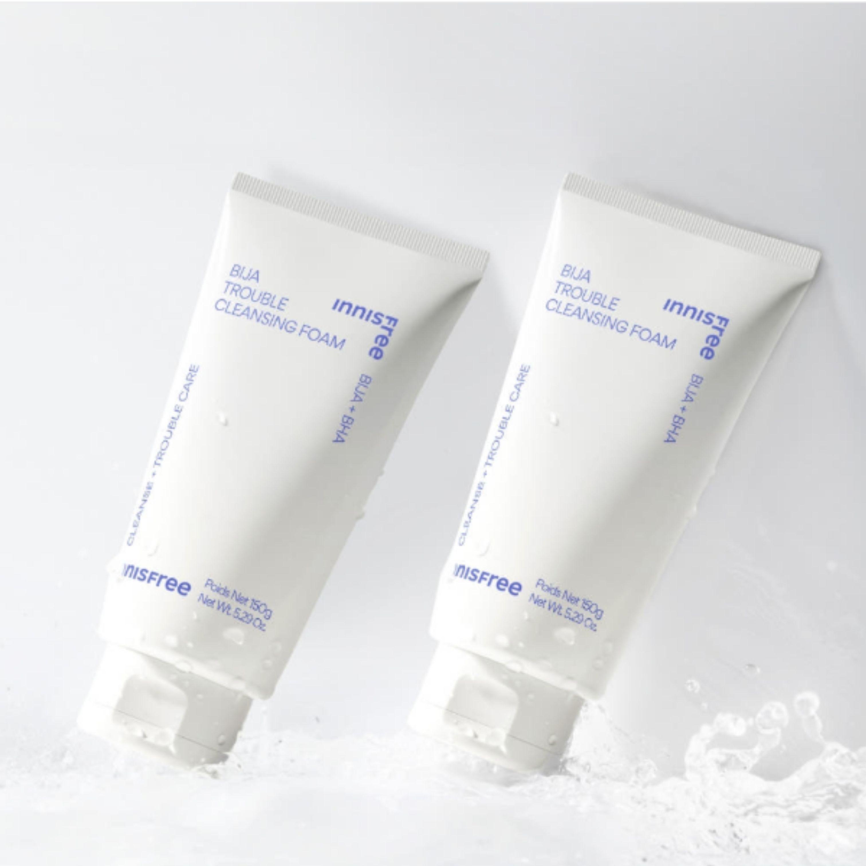 Innisfree Bija Trouble Cleansing Foam 150ml x 2