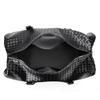 Fashion New PU Leather Woven Portable Travel Bag Shoulder Messenger Bag Casual Korean Version Large Capacity Travel Bag