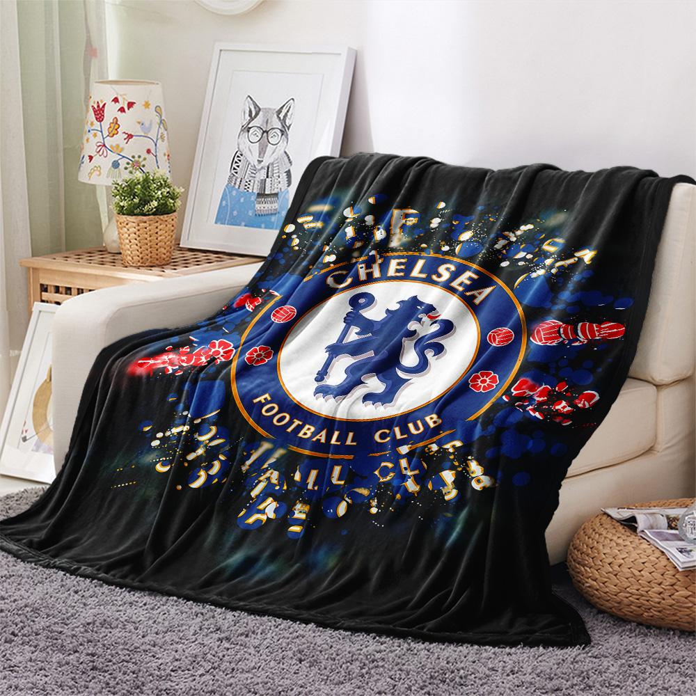 Chelsea FC Flanelldecke, Hohe Qualität, Bequem für alle Jahreszeiten, Heimdekoration, Wärme und Komfort