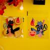 100PCS Self-adhesive Halloween Plastic Candy Pouch Pumpkin Halloween Biscuit Gift Bag   Party