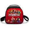 Lunch Bag Primary School Picnic Bag Round Ice Pack Rob Ross Printed Shoulder Portable Cartoon Meal Bag