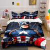 Superhero with Shield Pattern. Bedding Sets Duvet Cover Sets Duvet Covers Pillowcases(1 * Duvet Cover 2 * Pillowcases Without Duvet Insert)