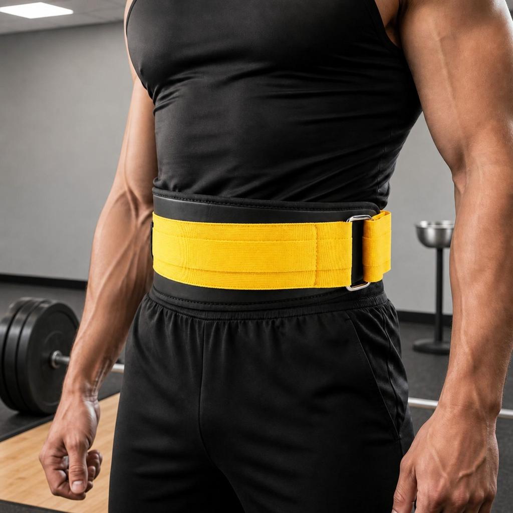 Adjustable Compression Waist Belt Long-Lasting for Weightlifters, Powerlifters