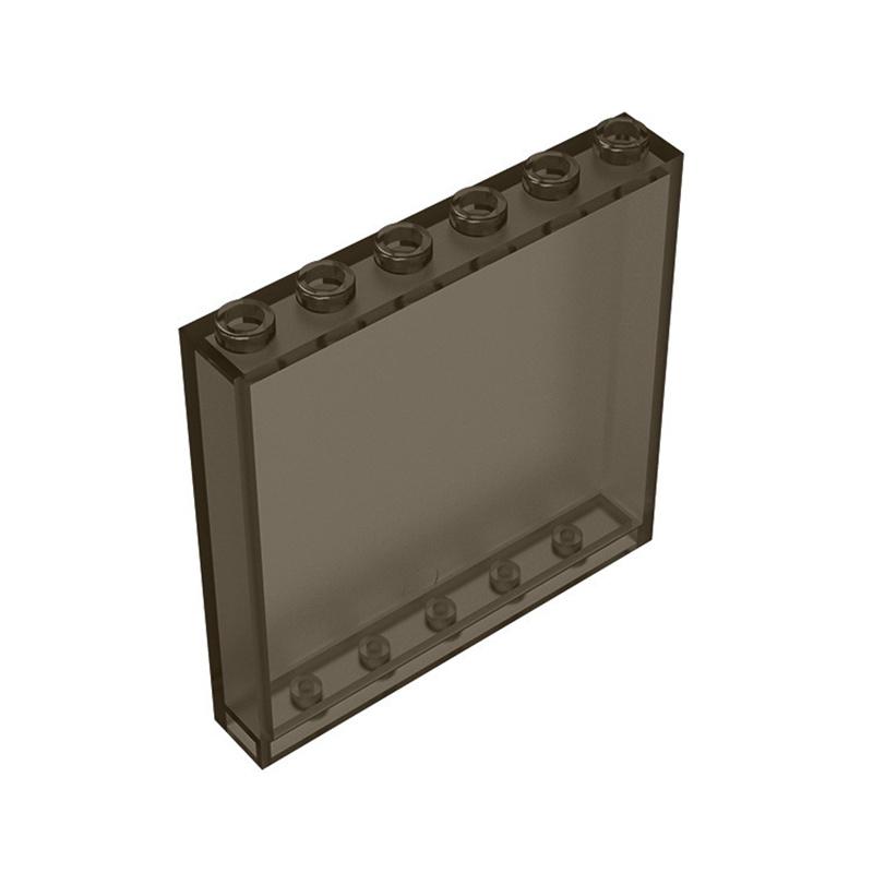 10pcs MOC Bricks 1x6x5 Window Glass Houses Wall Element 59349 Compatible Building Blocks Panel Assembles Accessories
