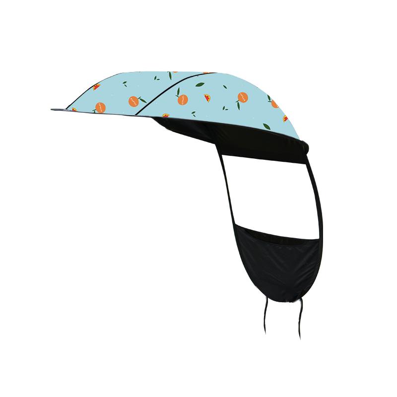 Sada stříšky a krytu proti dešti pro elektrokolo