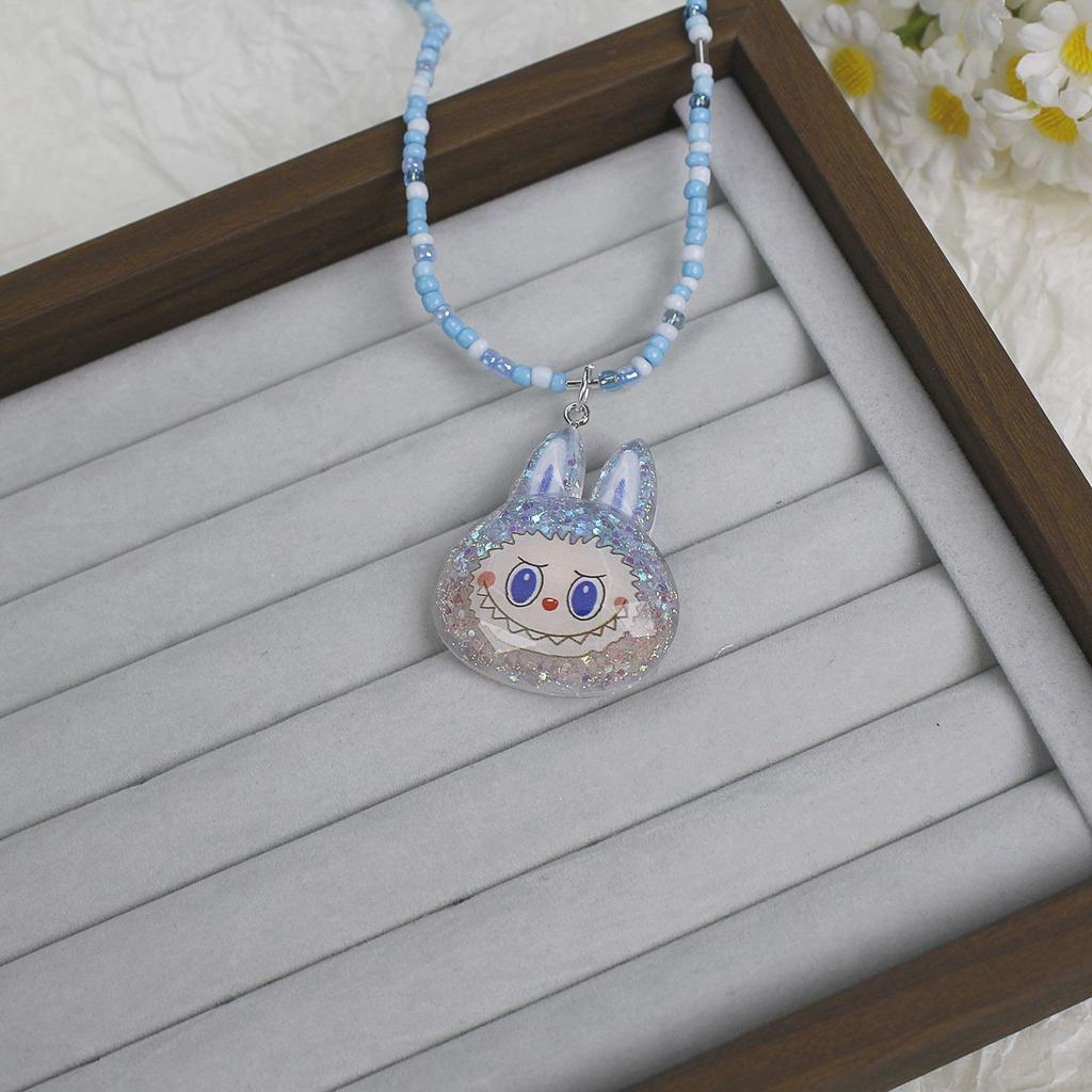Children's Luminous Colorful Necklace, Cute Resin Accessory Jewelry, Collarbone Chain Jewelry